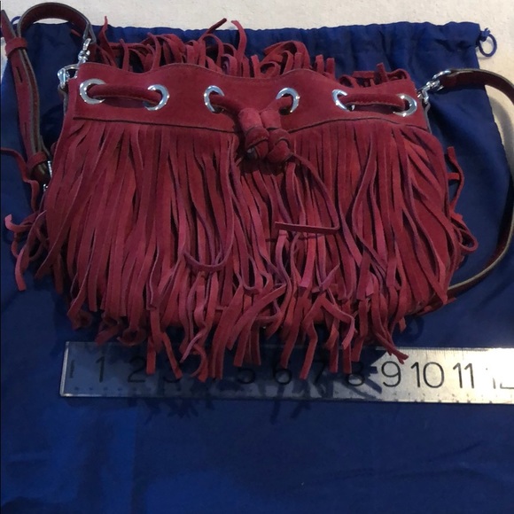 COPY - Rebecca Minkoff Fringe Bucket Crossbody Bag - Picture 7 of 8